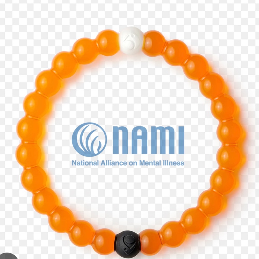 Orange lokai bracelet